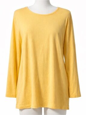 Croft & Barrow Soft mustard Yellow Long Sleeve Shirt size 3x
